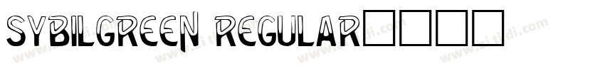 SybilGreen Regular字体转换